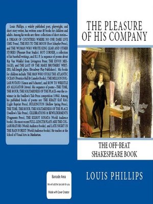 cover image of The Pleasure of his Company
